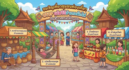 สพอ.ผักไห่🌟🙏 ขอเชิญเที่ยวชม "ชุมชนท่องเที่ยว OTOP นวัตวิถี อำเภอผักไห่ จังหวัดพระนครศรีอยุธยา" 🌾✨